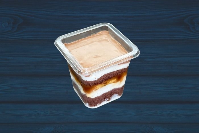 Бананово карамельный  трайфл