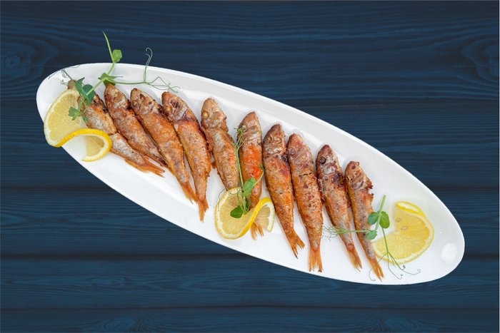 Барабулька жареная