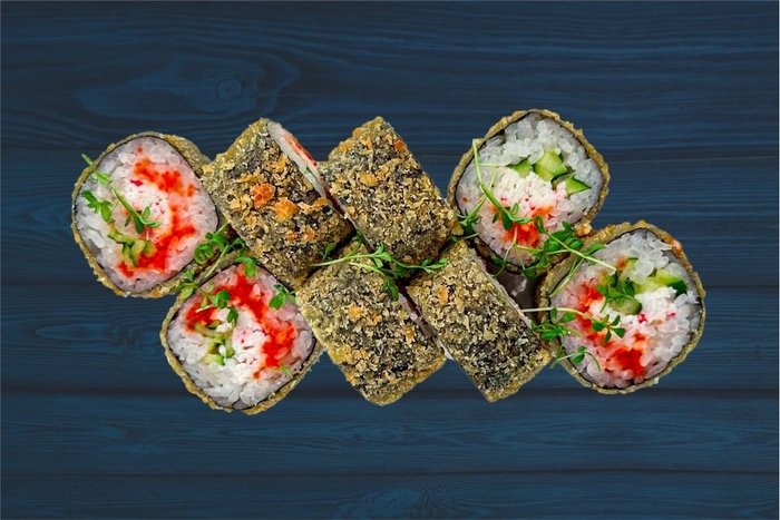 Горячий  с крабом